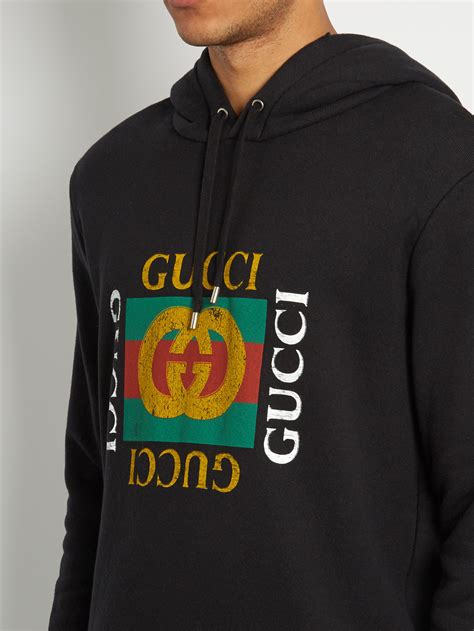 black gucci logo sweatshirt|gucci trim tan hoodie.